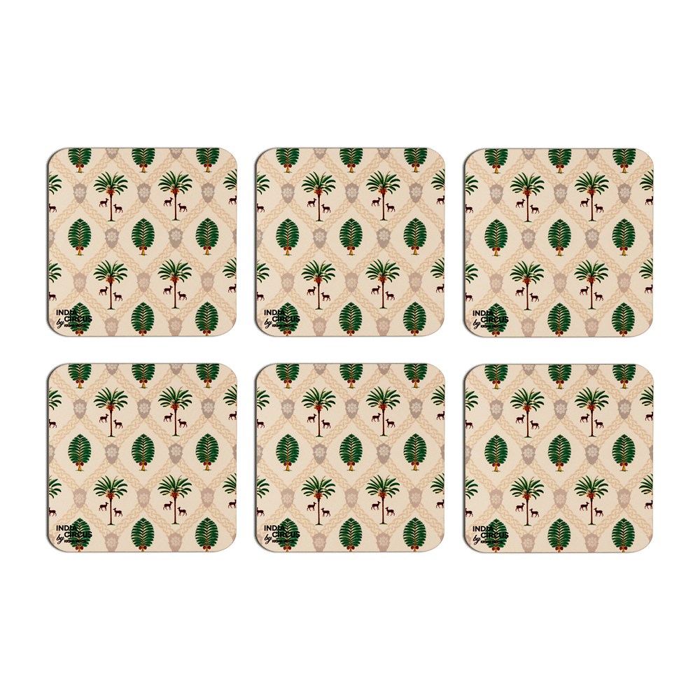 Magic Kingdom MDF Coasters - (Set Of 6)