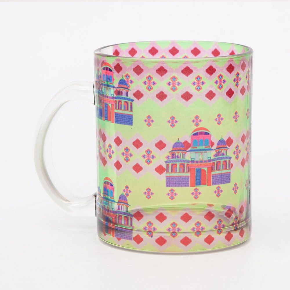 My Funky Royal Abode Glass Mug