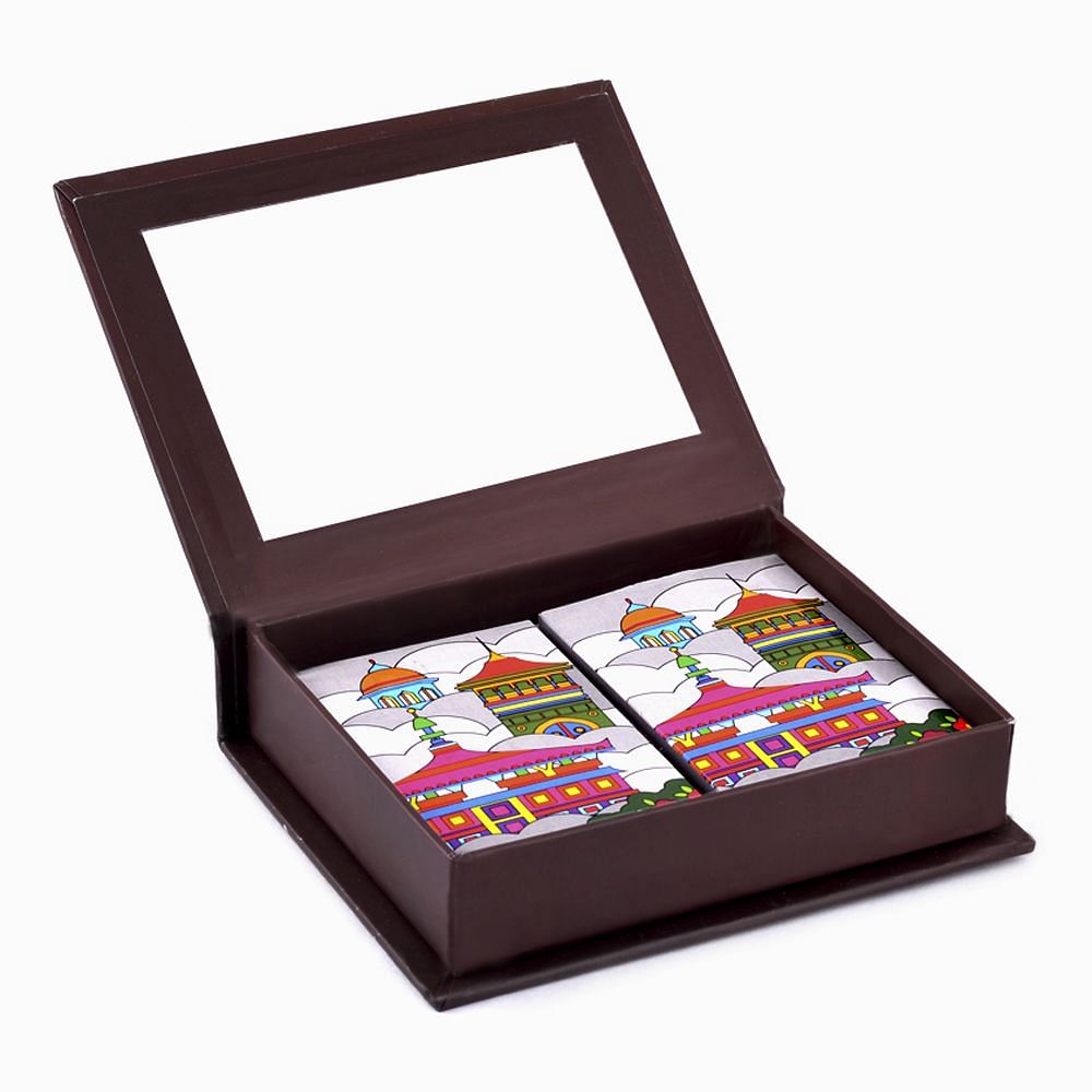 Namaste Sky - line Playing Card