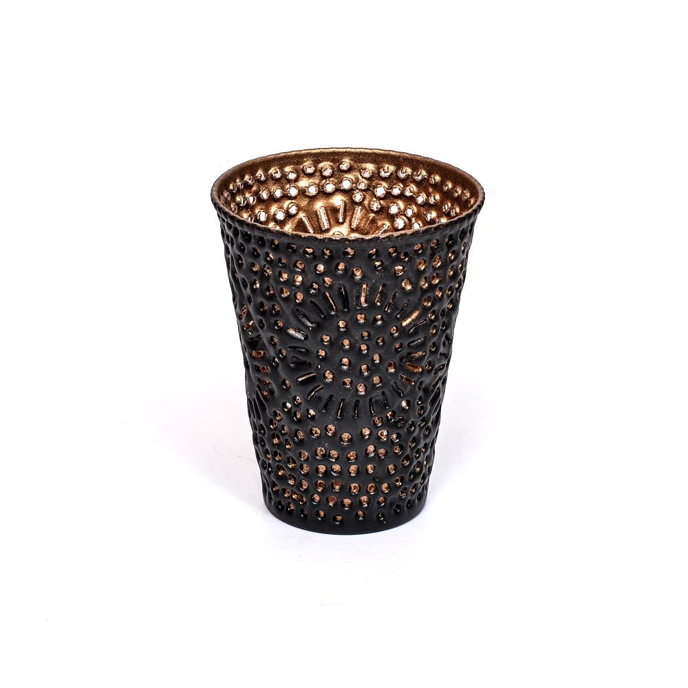 Bronze Lattice Candle Votive