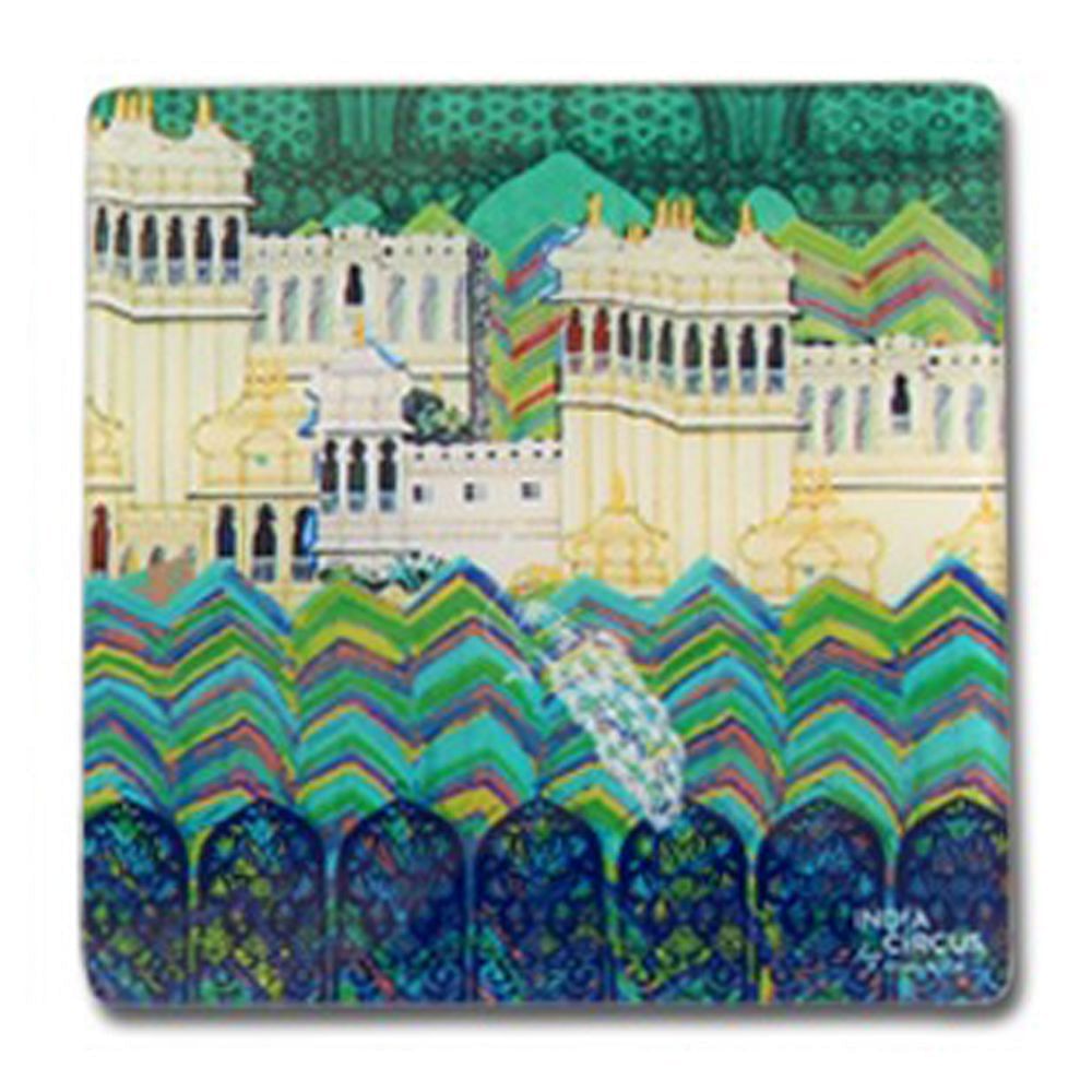 Neo Nawab Elegant Mahal Acrylic Coasters - (Set of 6)