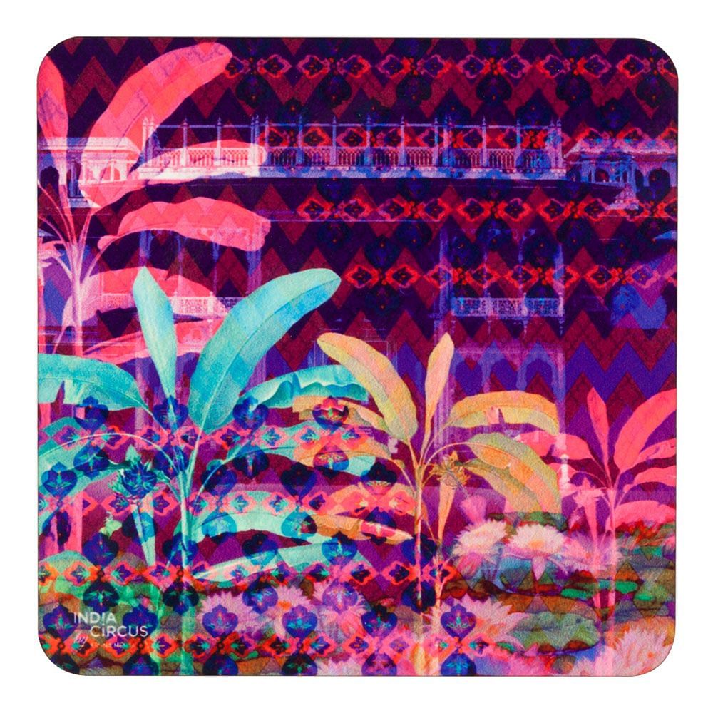 Neon Paradise MDF Coaster - (Set of 6)