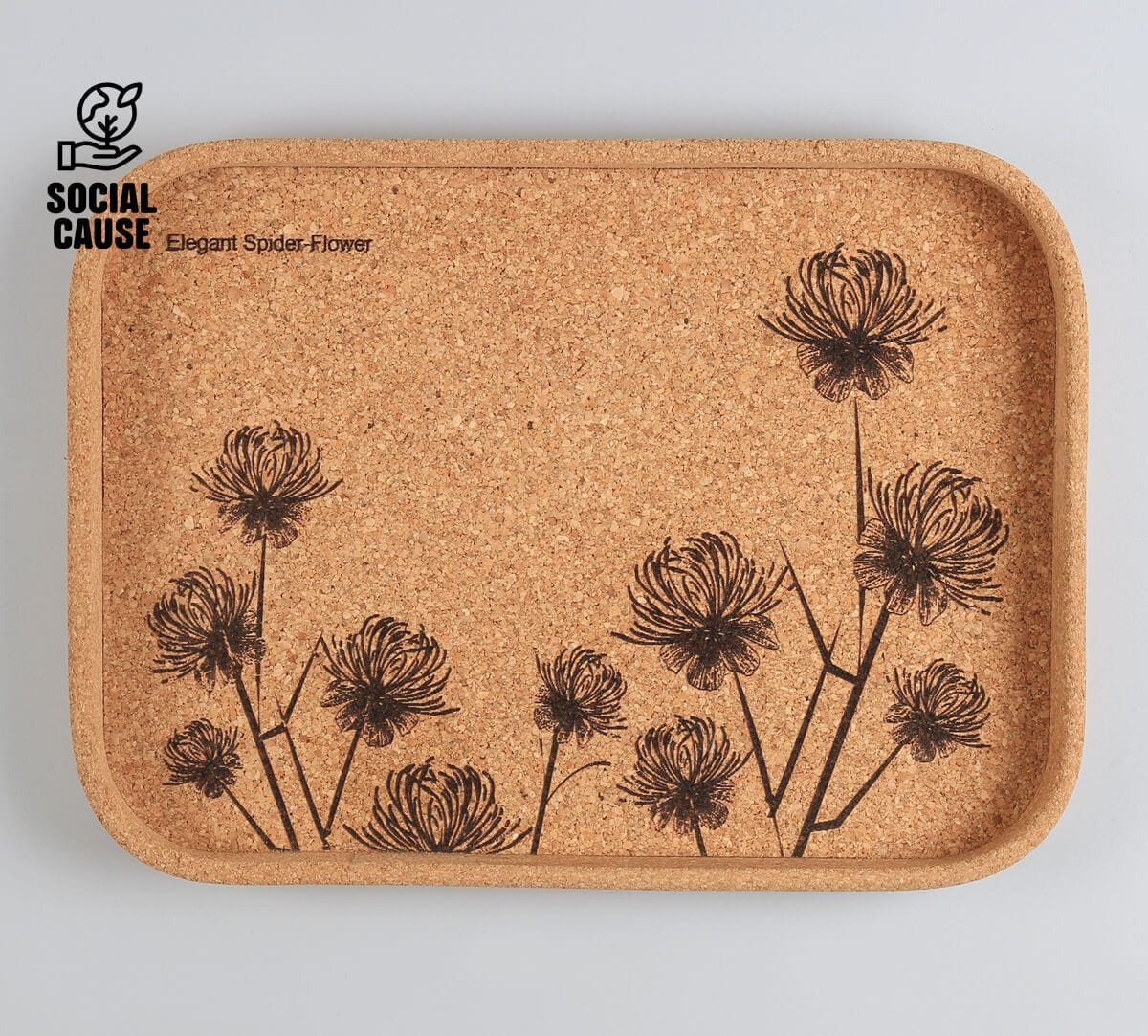 NGCPR Collection - Elegant Spider Flower Rectangle Tray