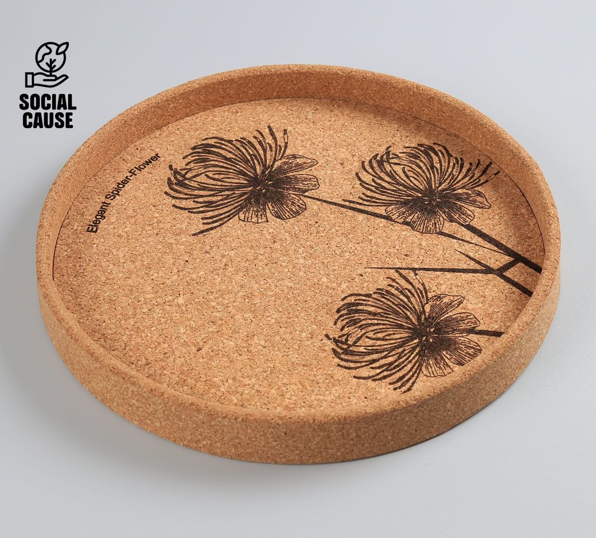 NGCPR Collection - Elegant Spider Flower Round Tray