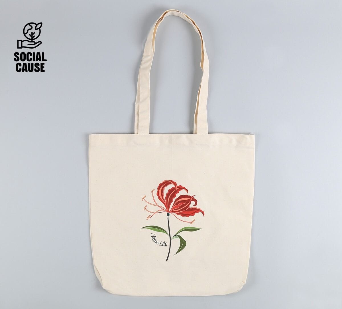 NGCPR Collection-Flame Lily Jhola Bag