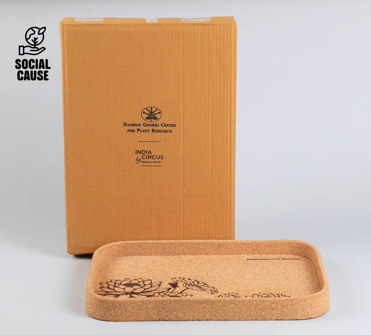 NGCPR Collection - Meghalaya Water Lily Rectangle Tray