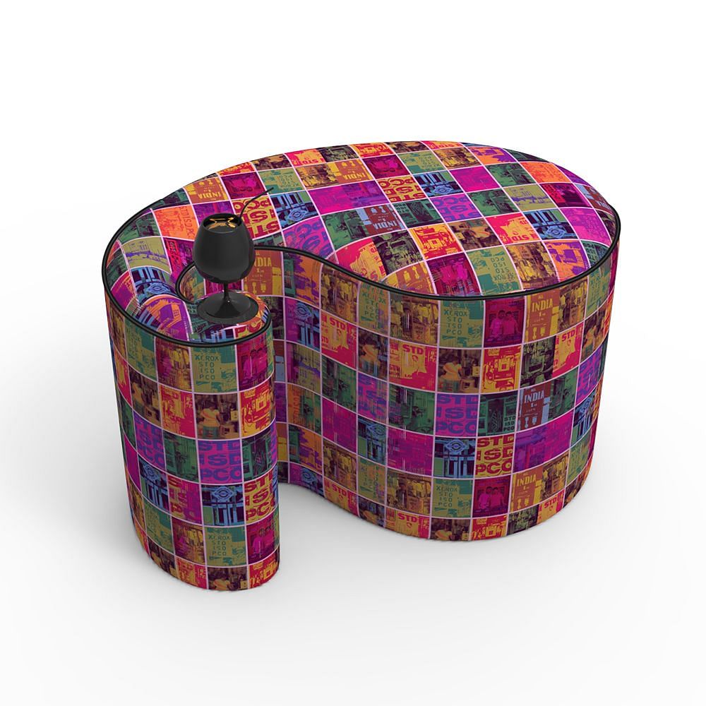 Tring-Tring Paisley Pouff