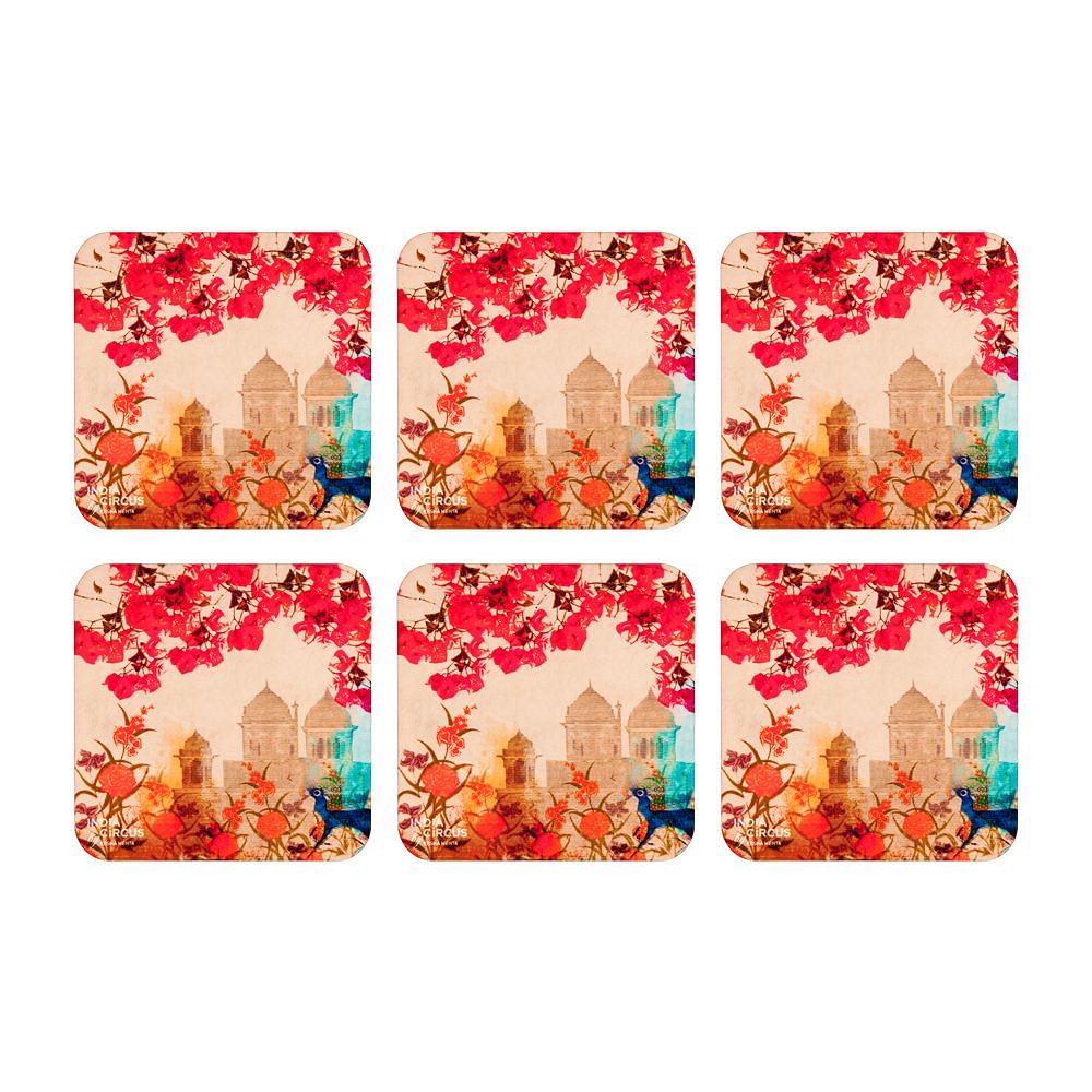Palaces in Paradise MDF Coasters - (Set Of 6)