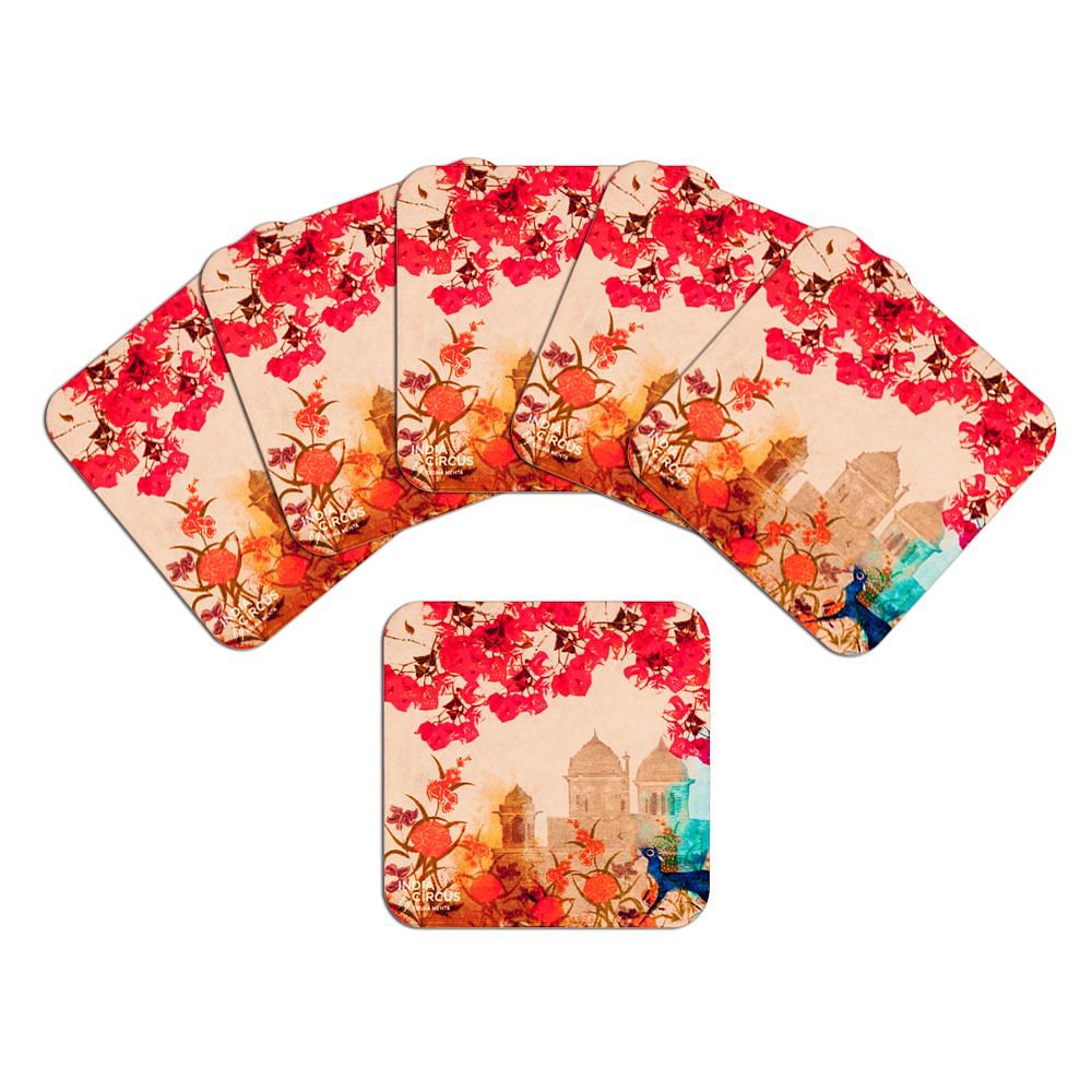 Palaces in Paradise MDF Coasters - (Set Of 6)
