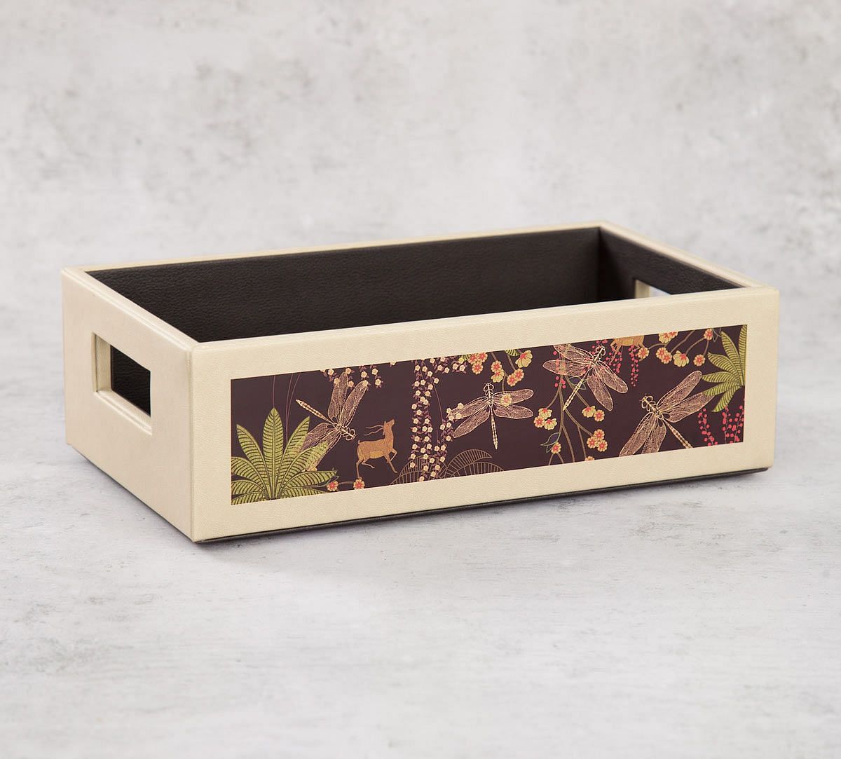 India Circus Palmeria Bloomer Leather Tray