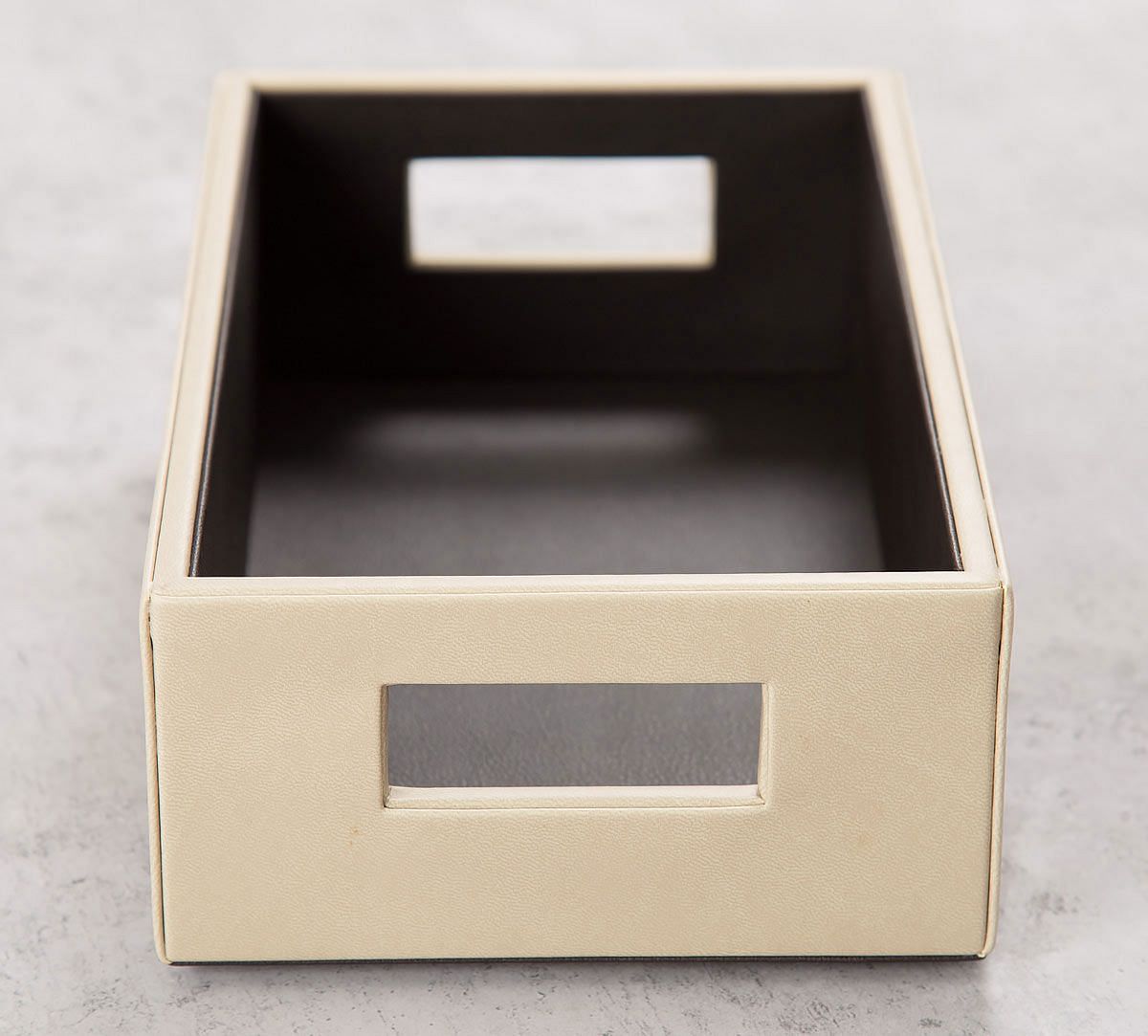India Circus Palmeria Bloomer Leather Tray