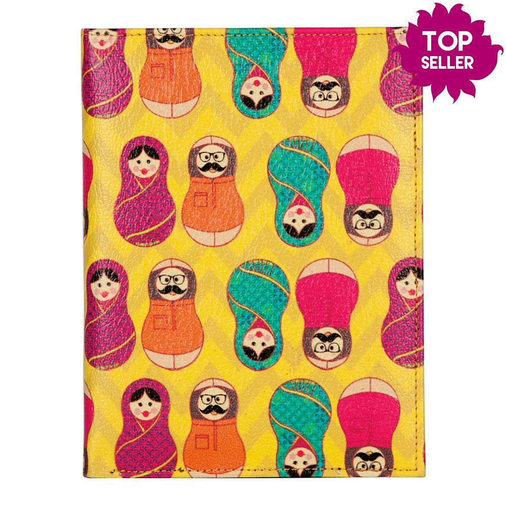 Desi Matryoshka Dolls Passport Cover