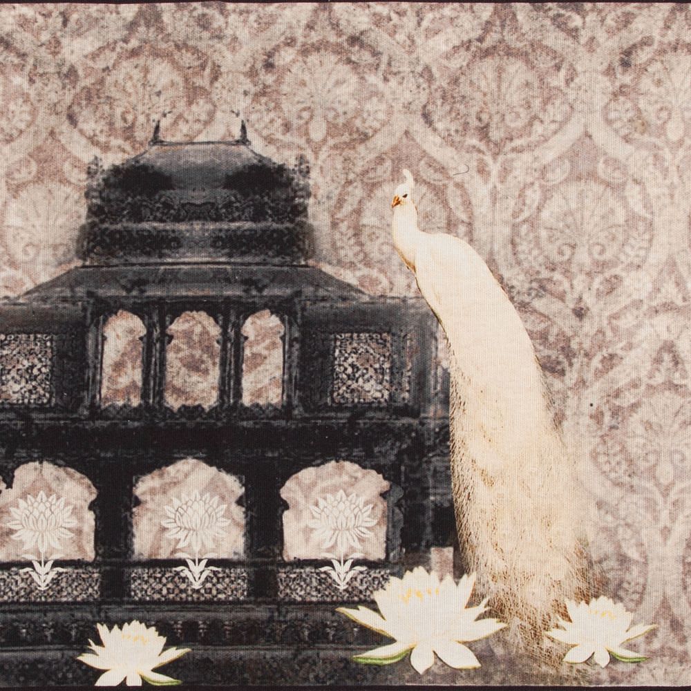 Peacock Blush Table Runner