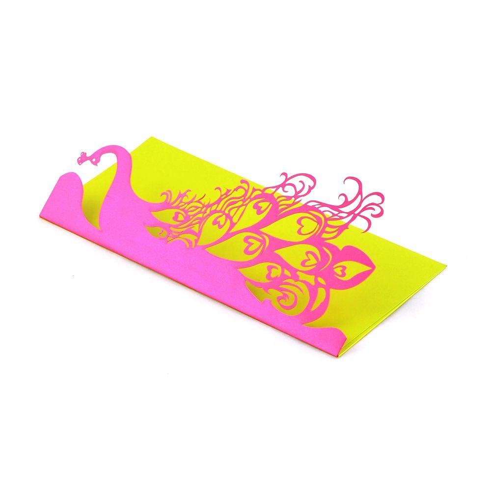 Peacock Love Envelope (Set of 4)