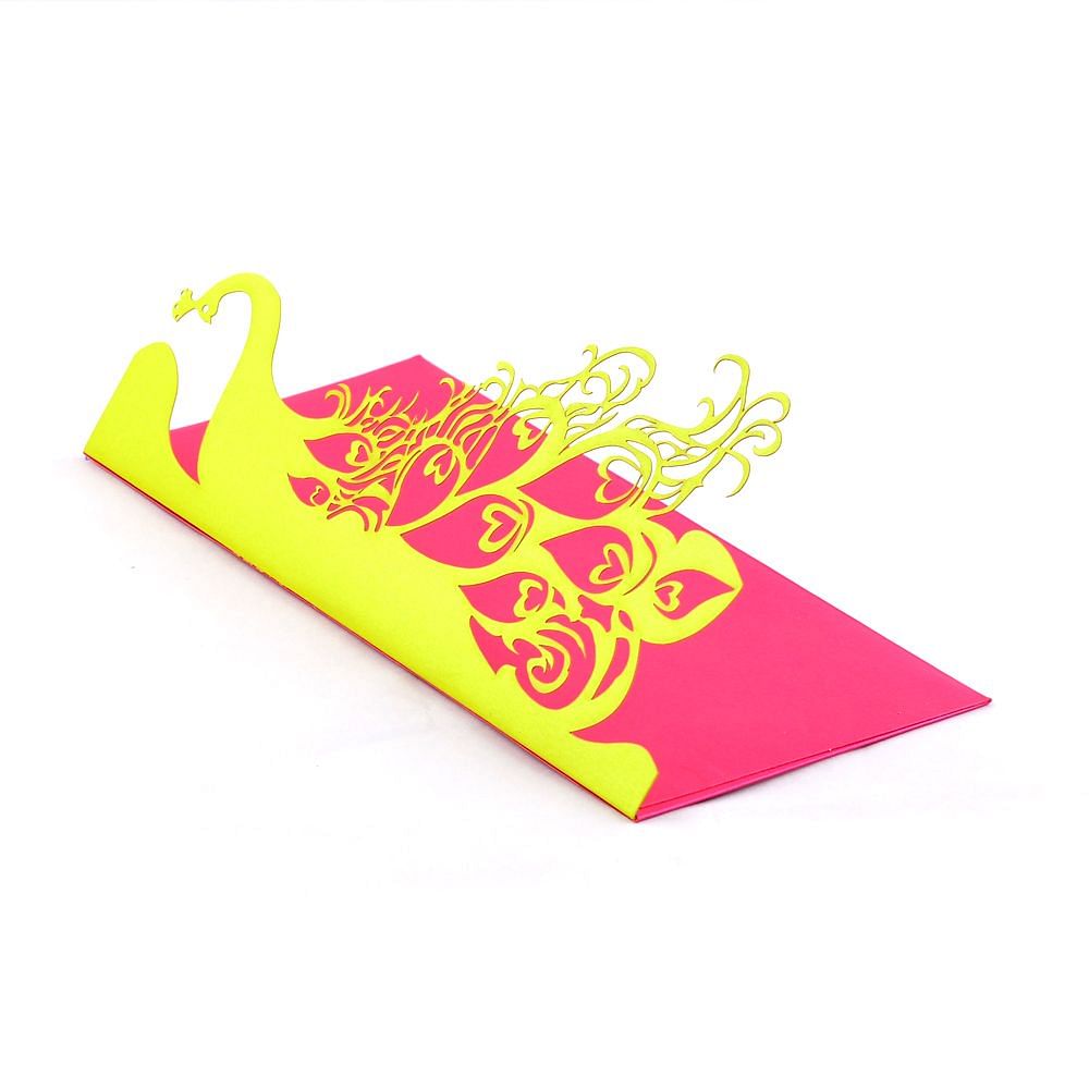 Peacock Love Envelope (Set of 4)