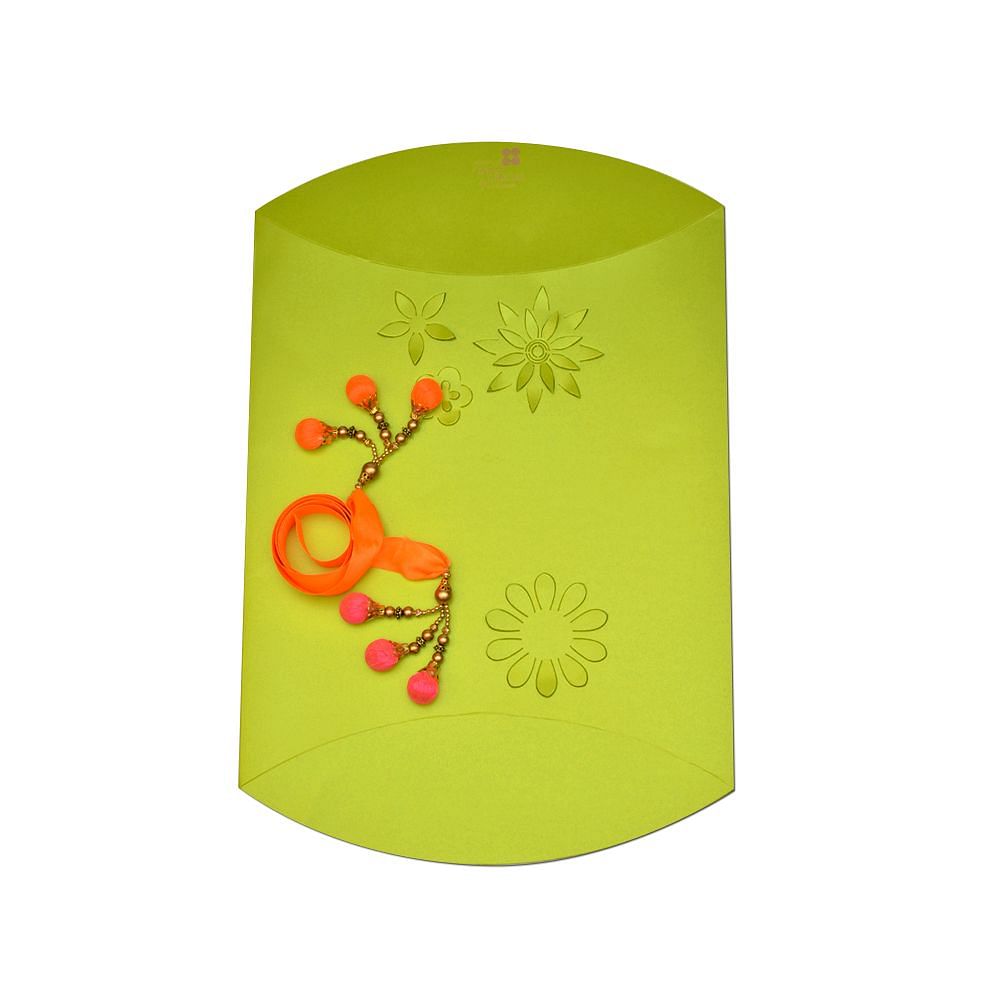 Pleasant Green Floral Gift Box-Single 13343-3