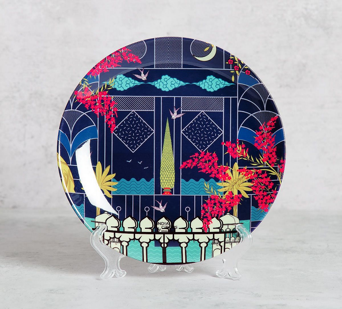 Portico of Divinty 8 inch Decorative and Snacks Platter