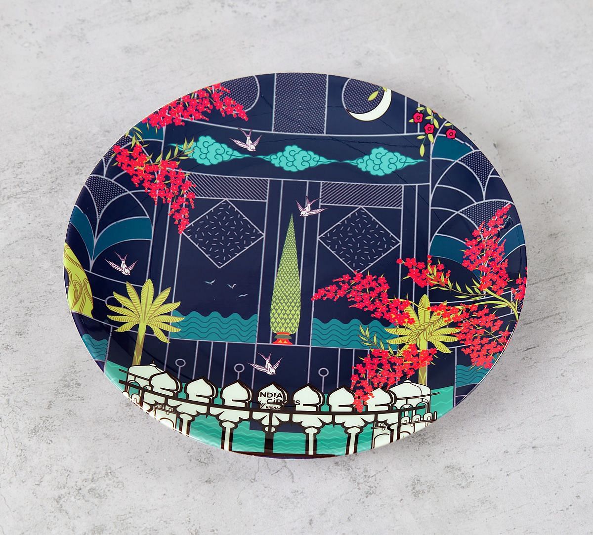 Portico of Divinty 8 inch Decorative and Snacks Platter