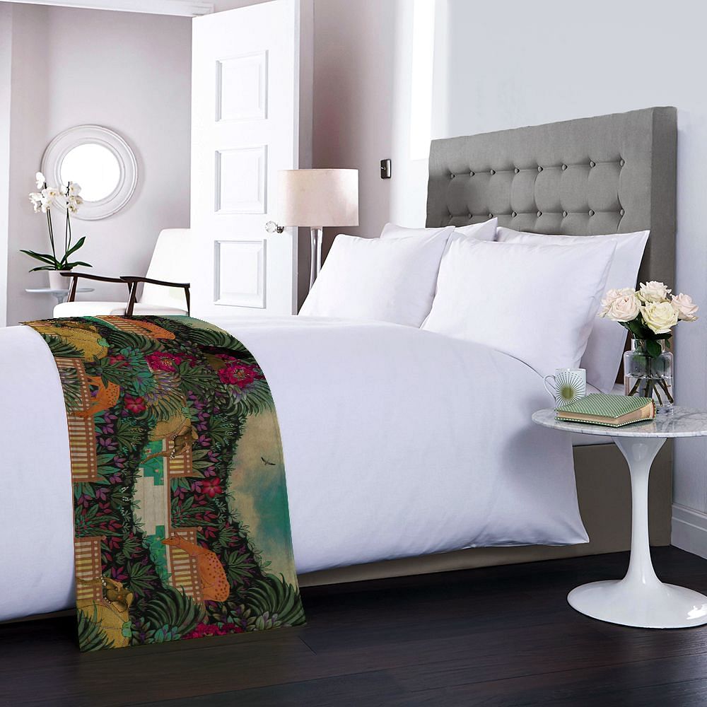 Floors of Flourish Bed and Table Runner