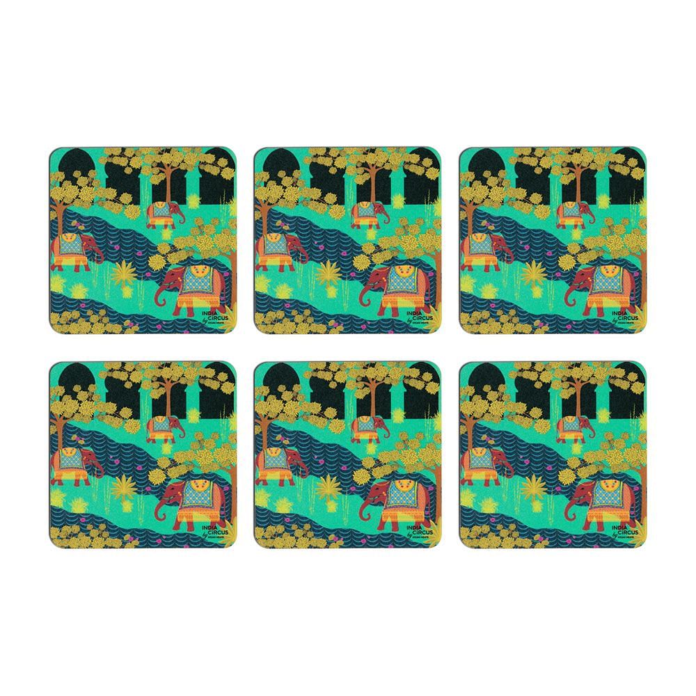 Riding with Royalty Rubber Coaster - (Set of 6)