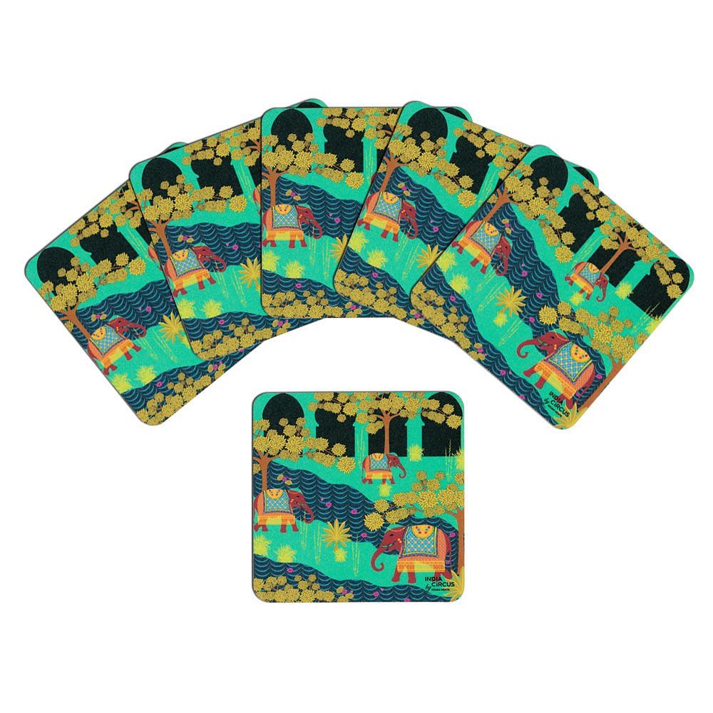 Riding with Royalty Rubber Coaster - (Set of 6)