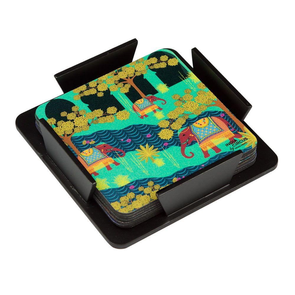 Riding with Royalty Rubber Coaster - (Set of 6)