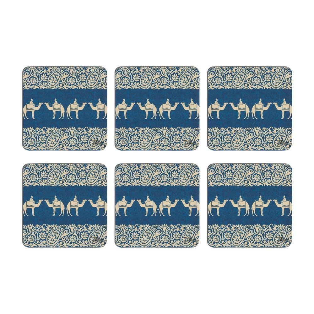 Sandy Illusions Rubber Coaster - (Set of 6)