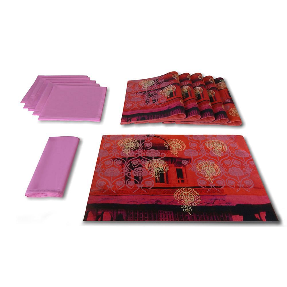 Royal Palace Table Mat and Napkin(Set of 6)