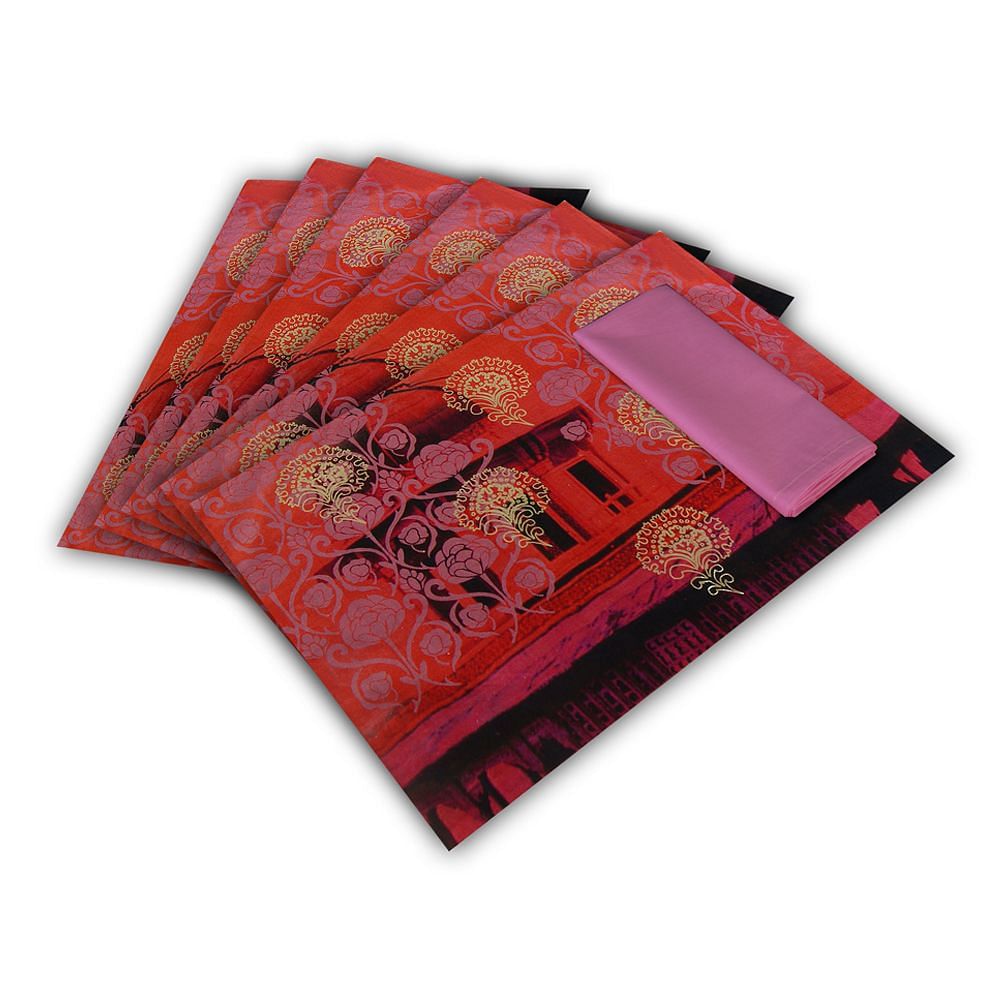 Royal Palace Table Mat and Napkin(Set of 6)