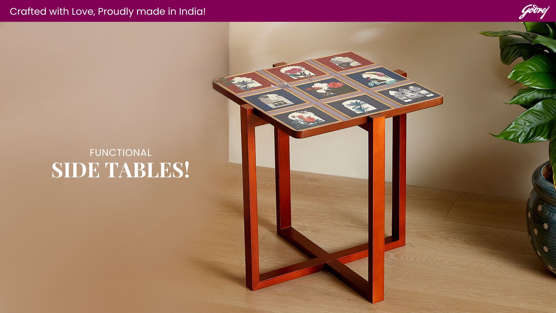 Rustic Realm Square Table
