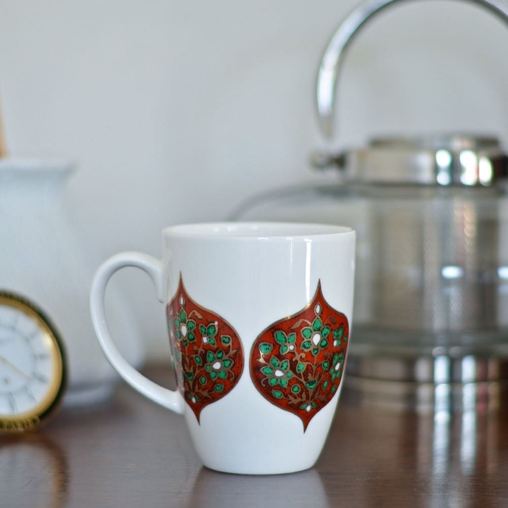 Tamara  Flower Diamonds Coffee Mug