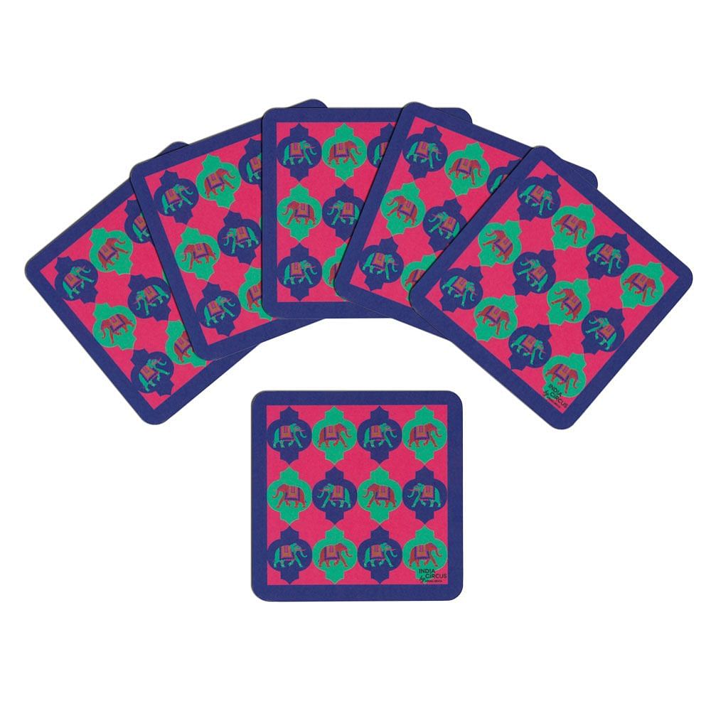 Tusker Treat Rubber Coaster - (Set of 6)