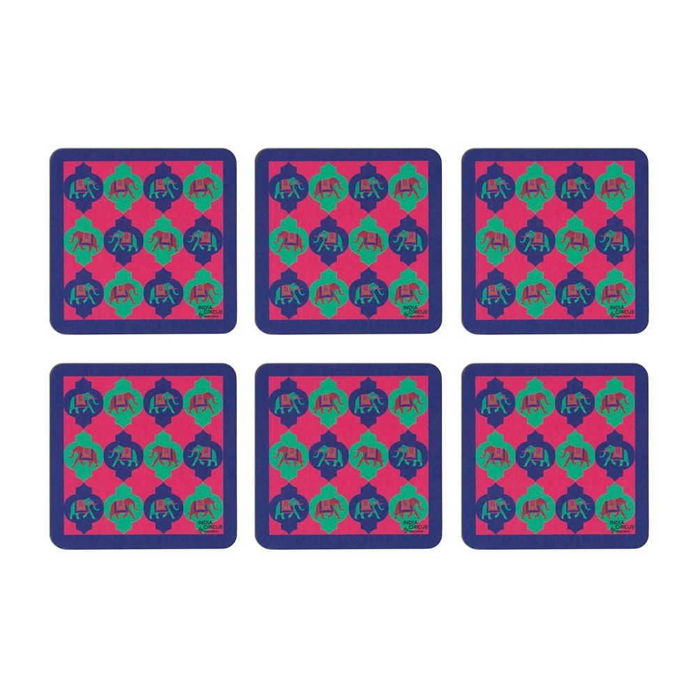 Tusker Treat Rubber Coaster - (Set of 6)