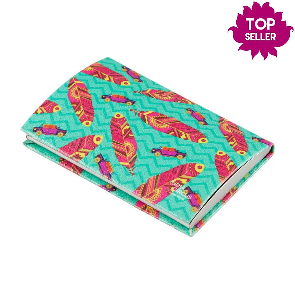 Funky Plume Visiting Card Holder
