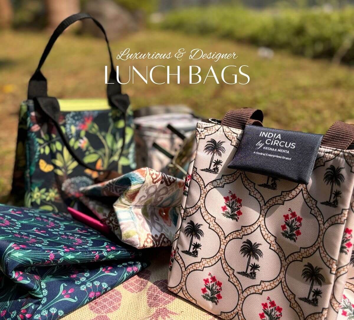 Iron Blooming Dahlia Lunch Bag