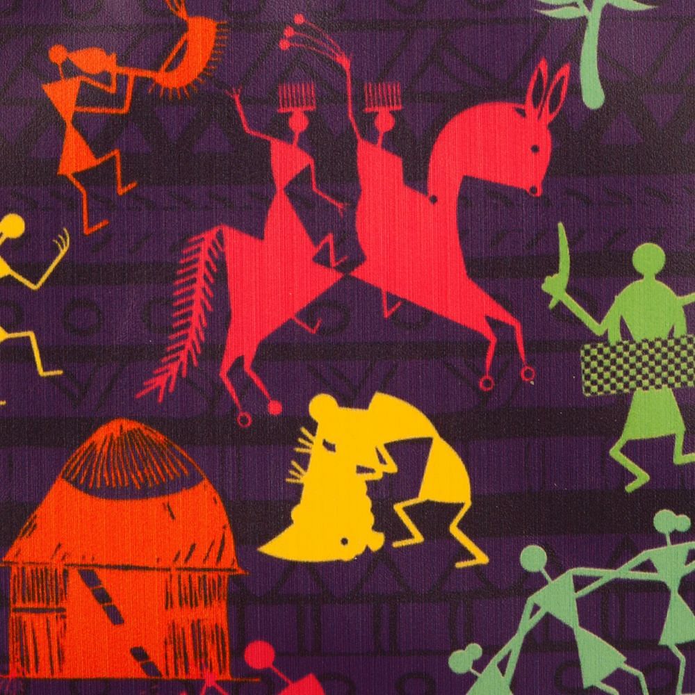 Warli Village Utility Pouch