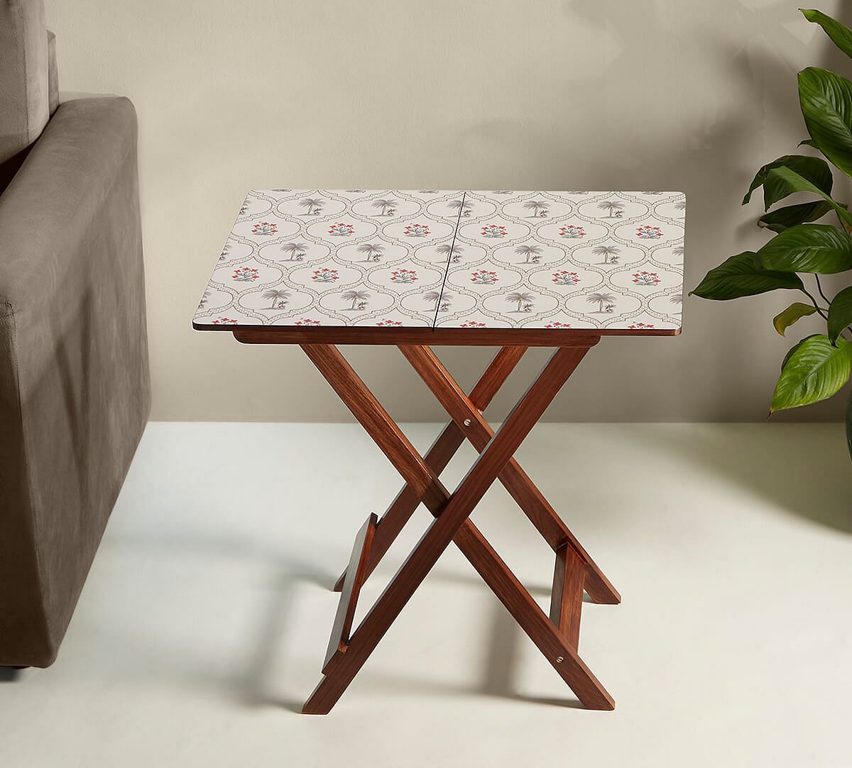 Tropic Tryst Folding Side Table