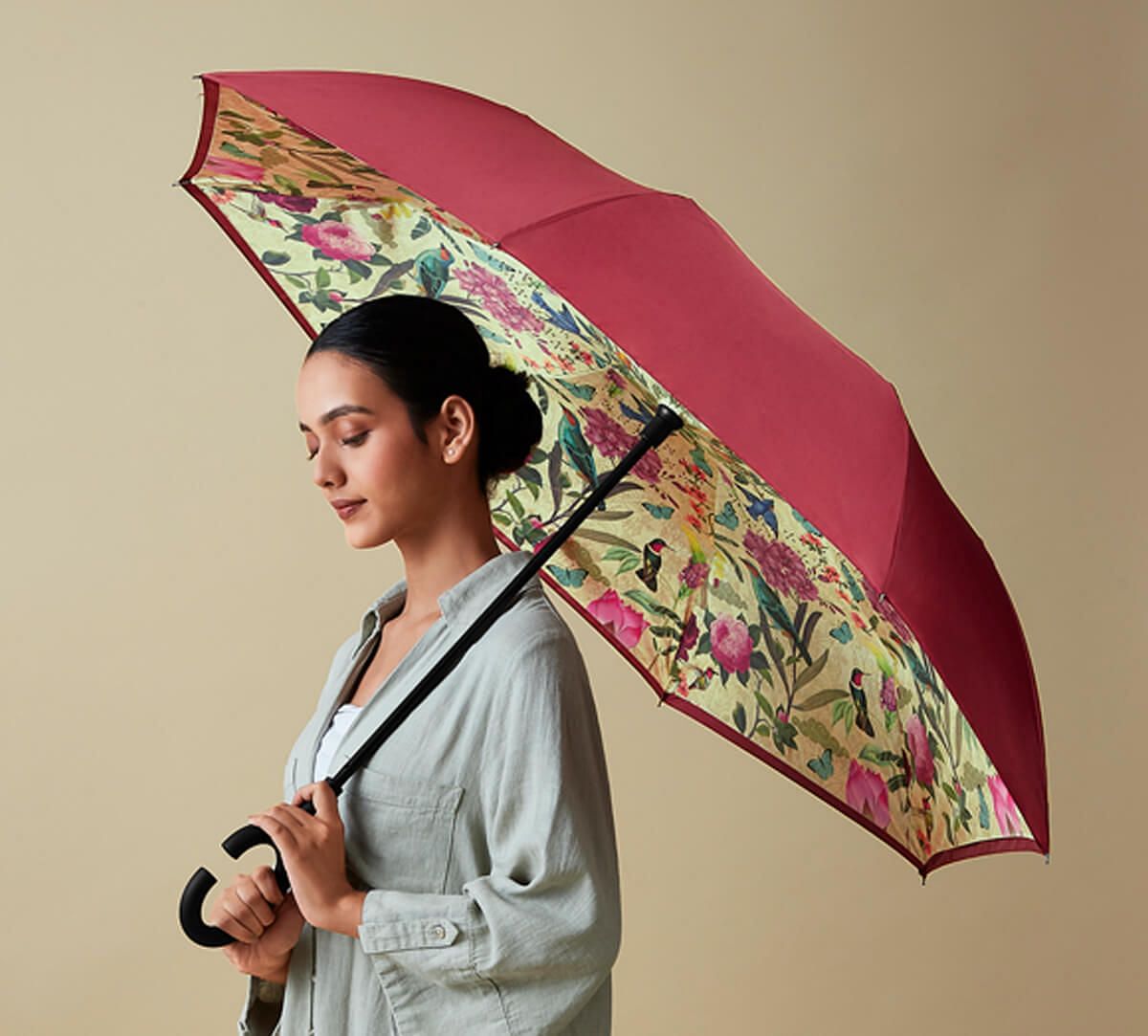 Bird Land Reversible Reversible Umbrella