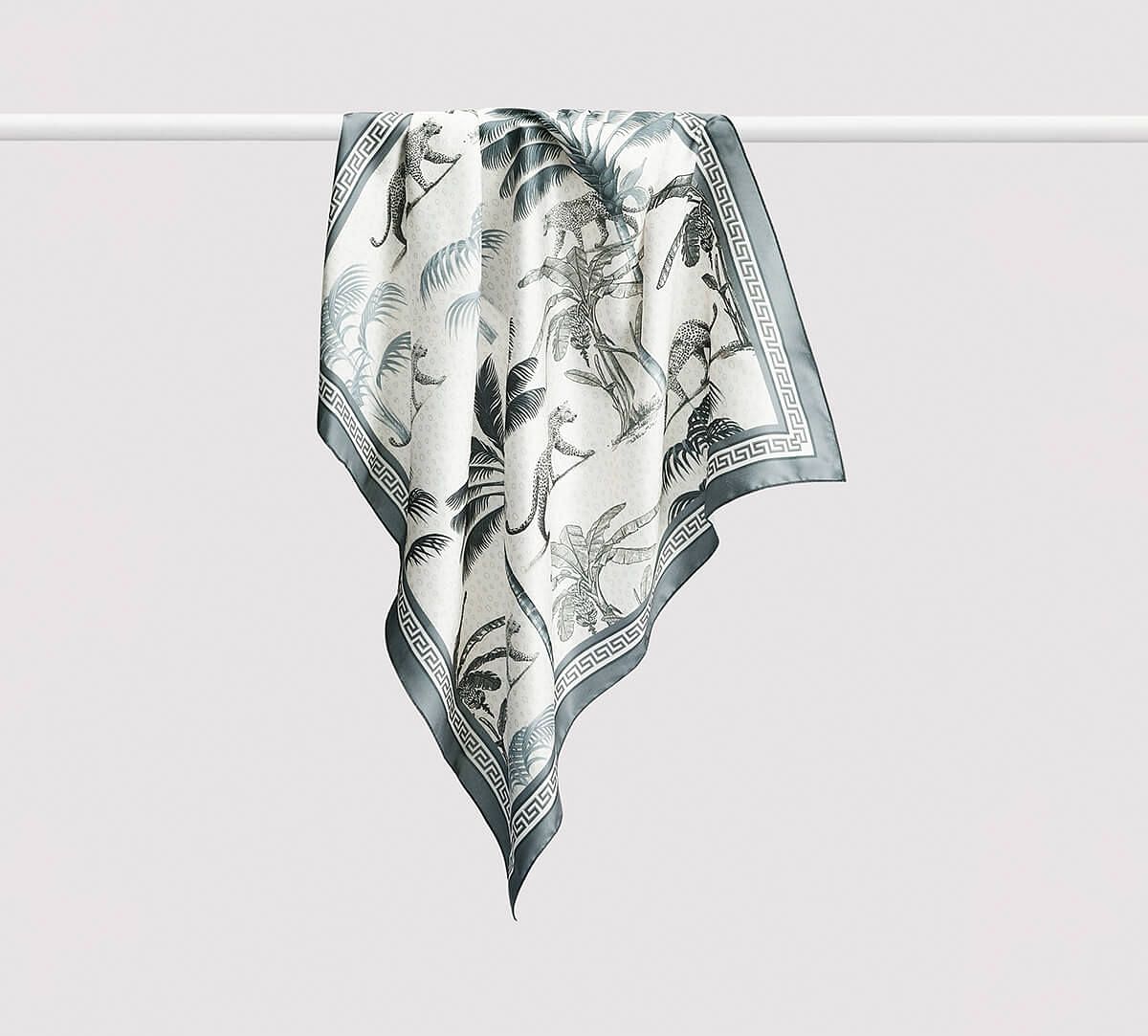 Grayscale Safari Scarf