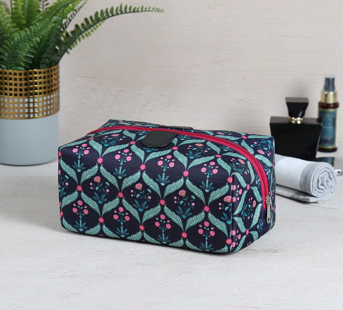 Iron Blooming Dahlia Utility Pouch
