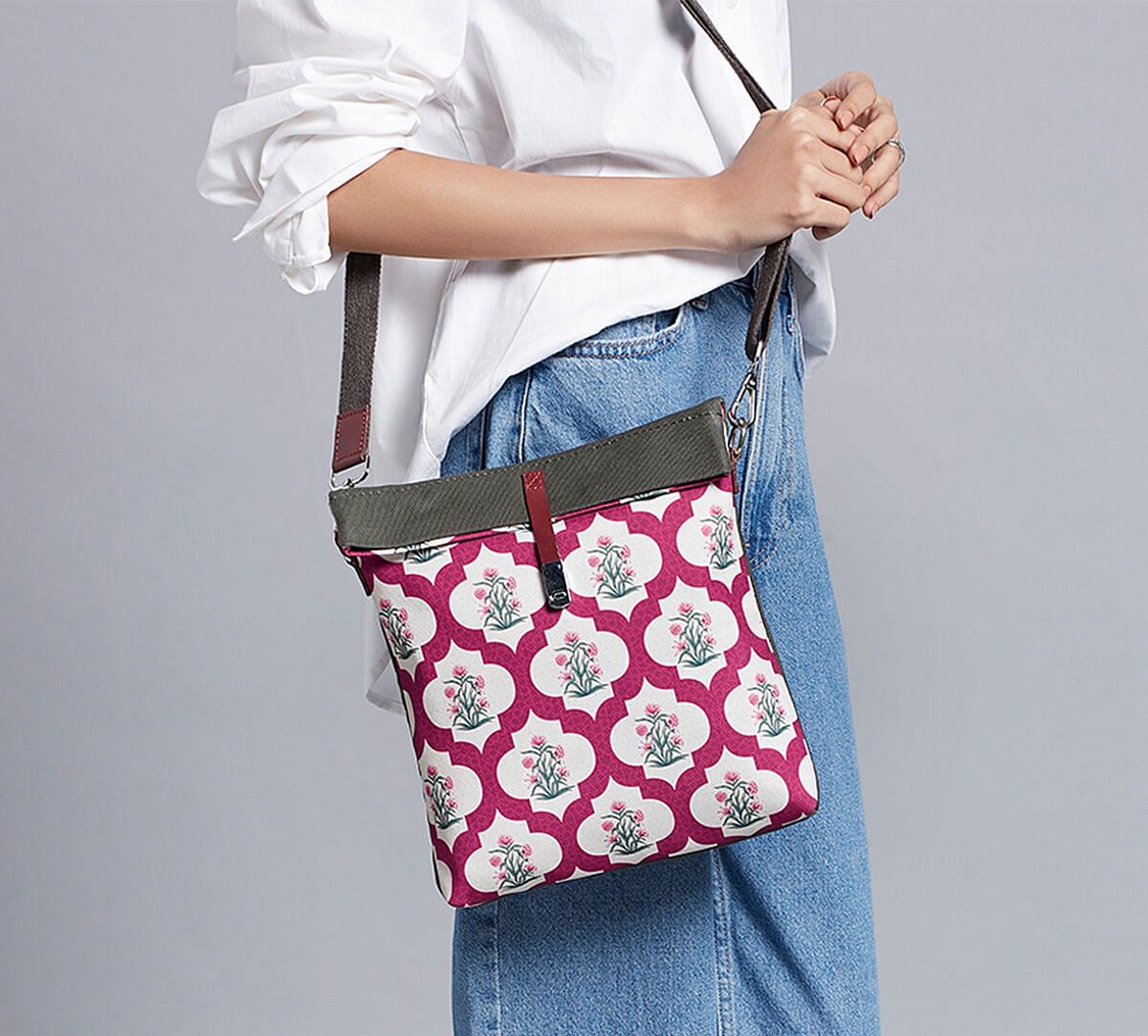 Poppy Flower Scarlet Sling Bag