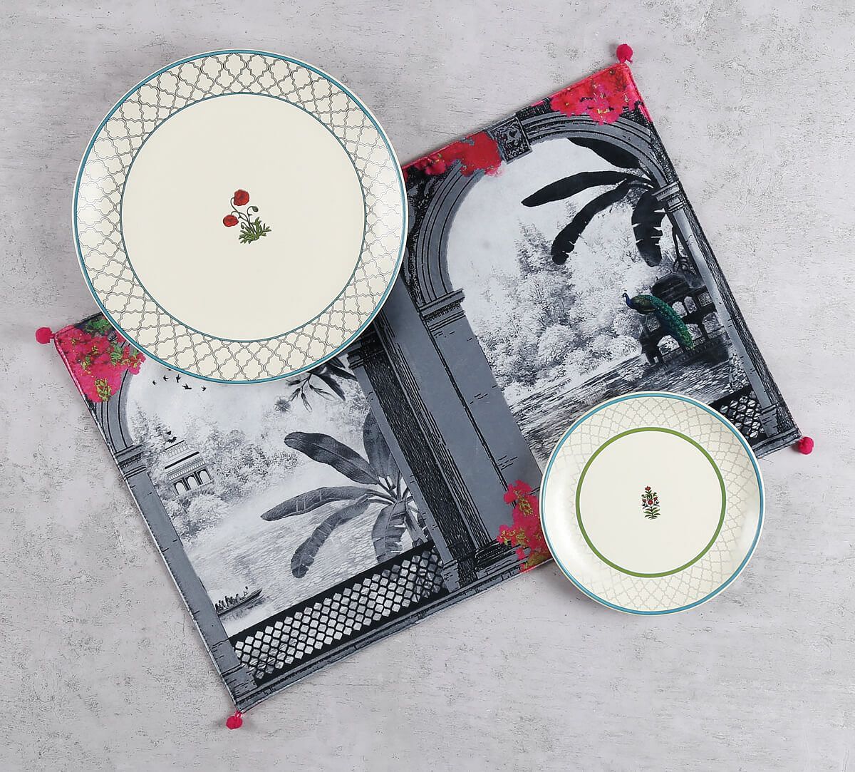 Royal Hues Micro Velvet Table Mats Set of 6