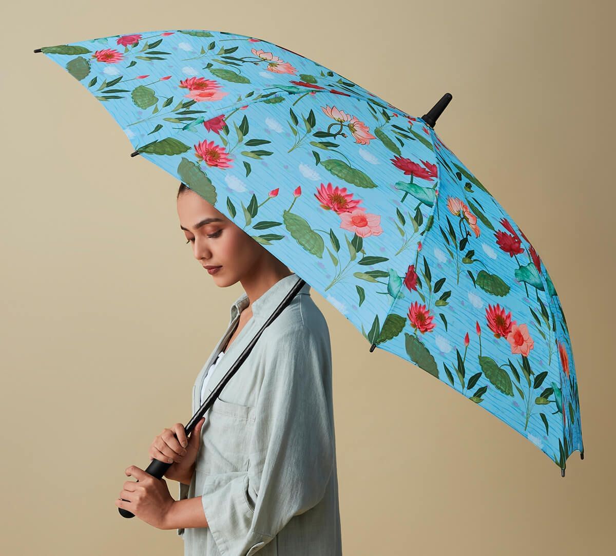 Blossomy Mosaic Long Umbrella
