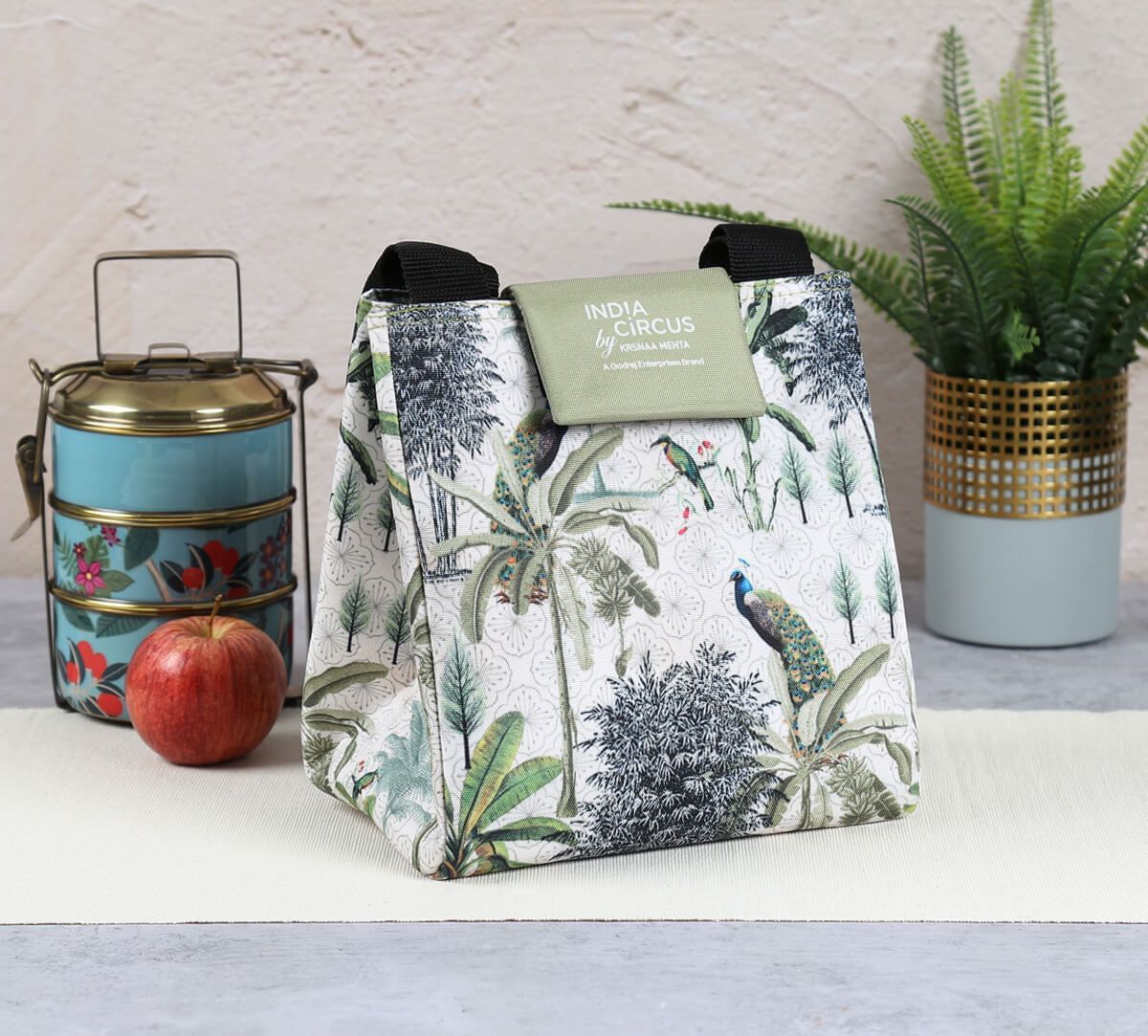 Peacock Throne Paradise Lunch Bag