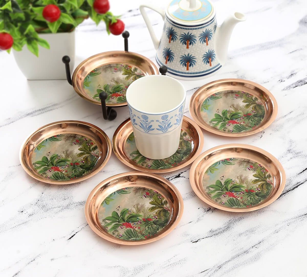 Tropical View Coaster Set of 6