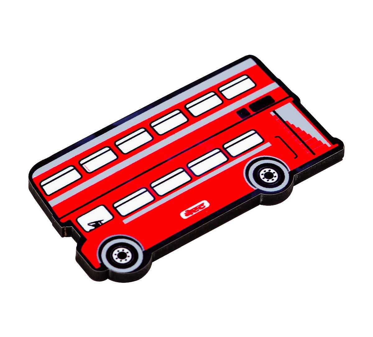 Double Decker MDF Fridge Magnet