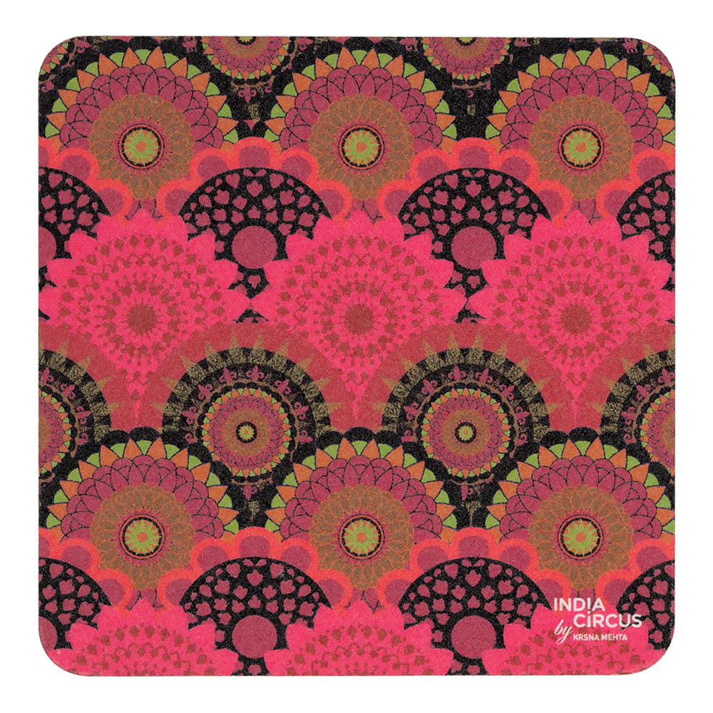 Ecliptic Lei Rubber Coaster - (Set of 6)