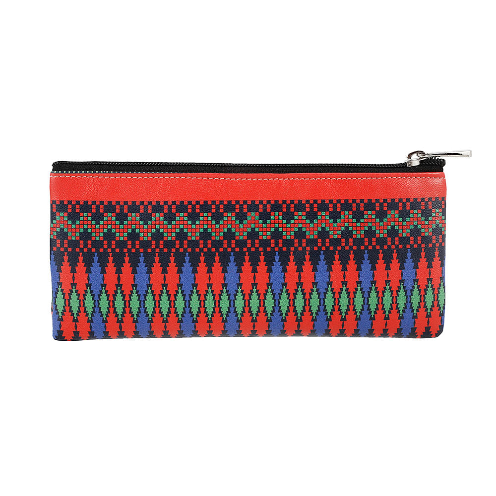 Exotic Ikkat Small Utility Pouch