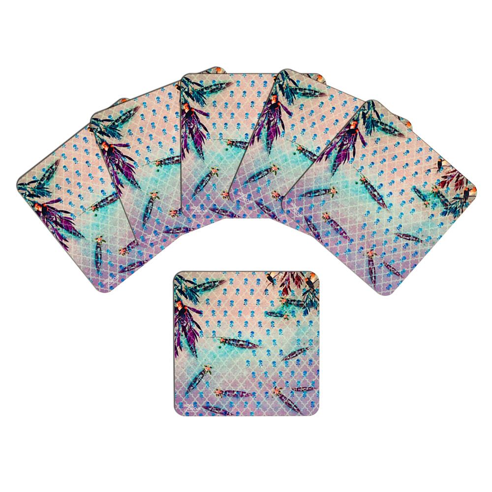 Field of Magic MDF Coaster - (Set of 6)