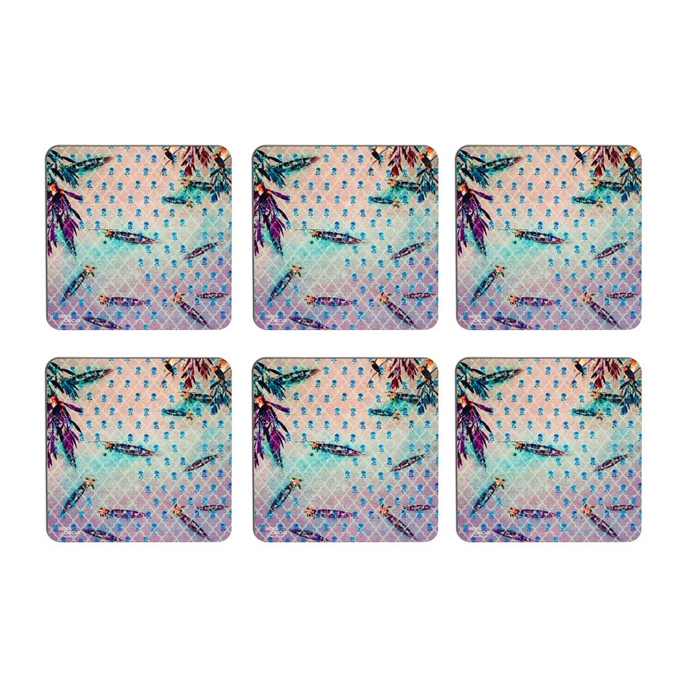 Field of Magic MDF Coaster - (Set of 6)